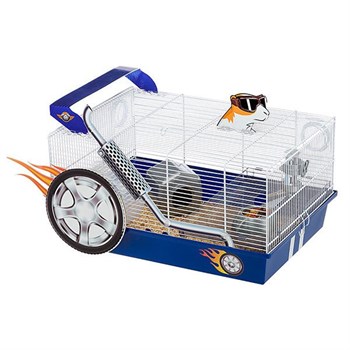 Ferplast Dragster Yarış Arabası Temalı Hamster Kafesi 50x35x25 Cm