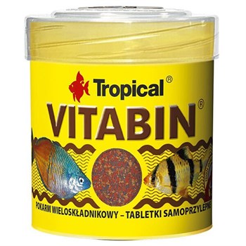 Tropical Vitabin Kendinden Yapışakanlı Karışık Tablet Balık Yemi 50 Ml 36 Gr