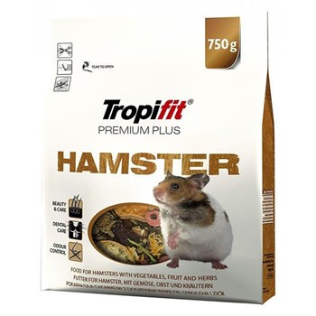Tropifit Hamster Premium Plus Hamster Kemirgen Yemi 750 Gr