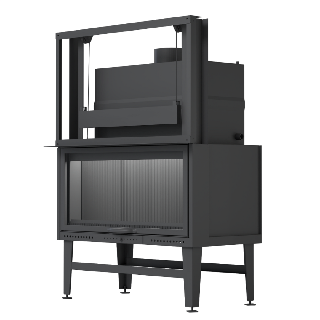 Serra Asansörlü Sulu Sistem Şömine Haznesi Düz 110 Luk