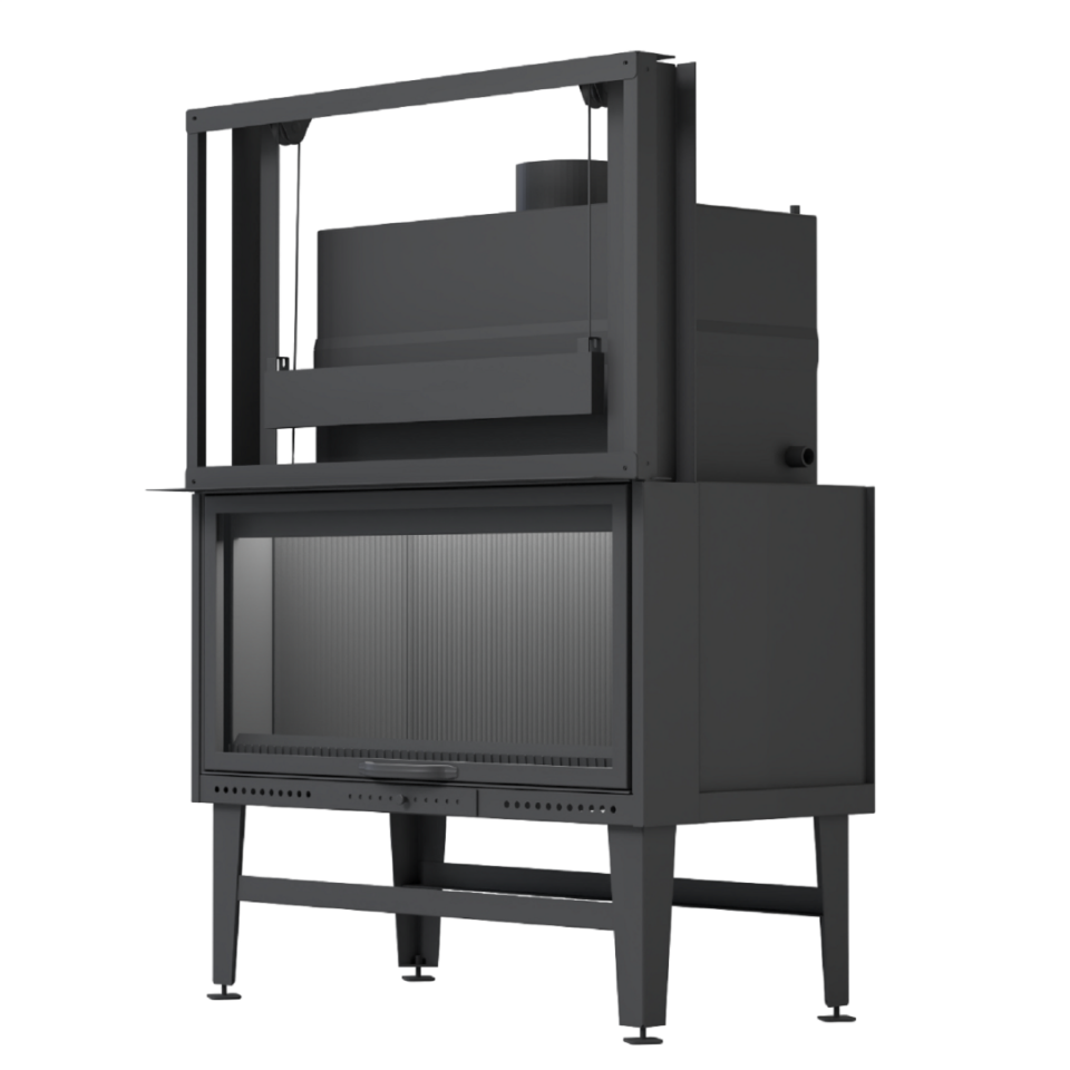 Serra Asansörlü Sulu Sistem Şömine Haznesi Düz 130 Luk