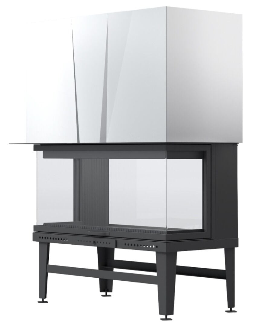 Serra Özel Tasarım Asansörlü Tünel Double Face Şömine Haznesi Üç Açık Tünel 90 Lık