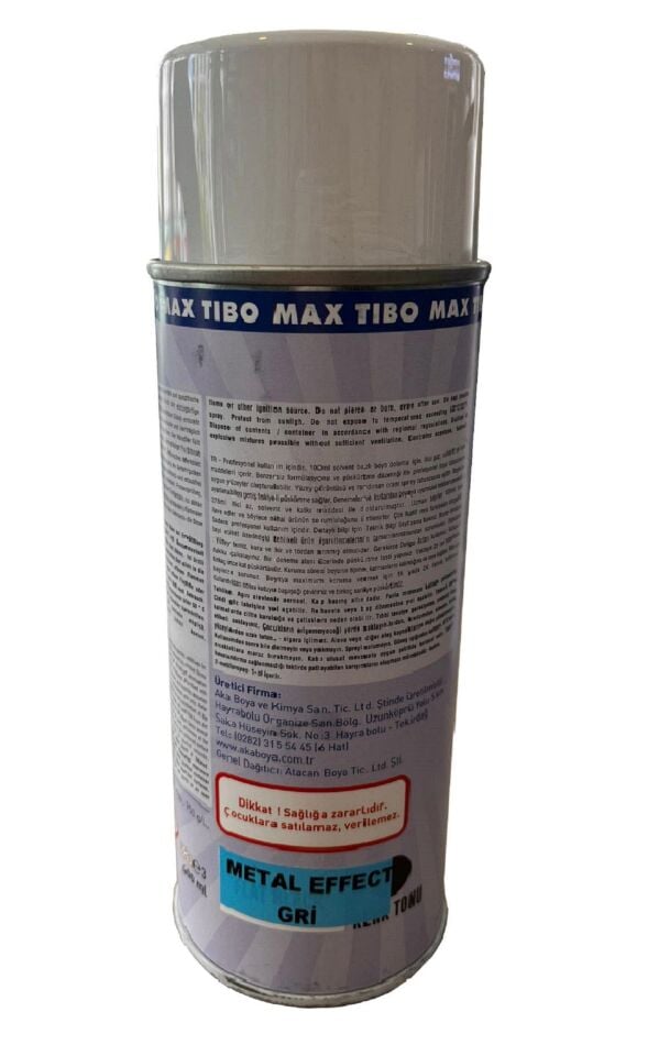 Tibo Max Şömine Boyası Isıya Dayanıklı Metal Effect Gri