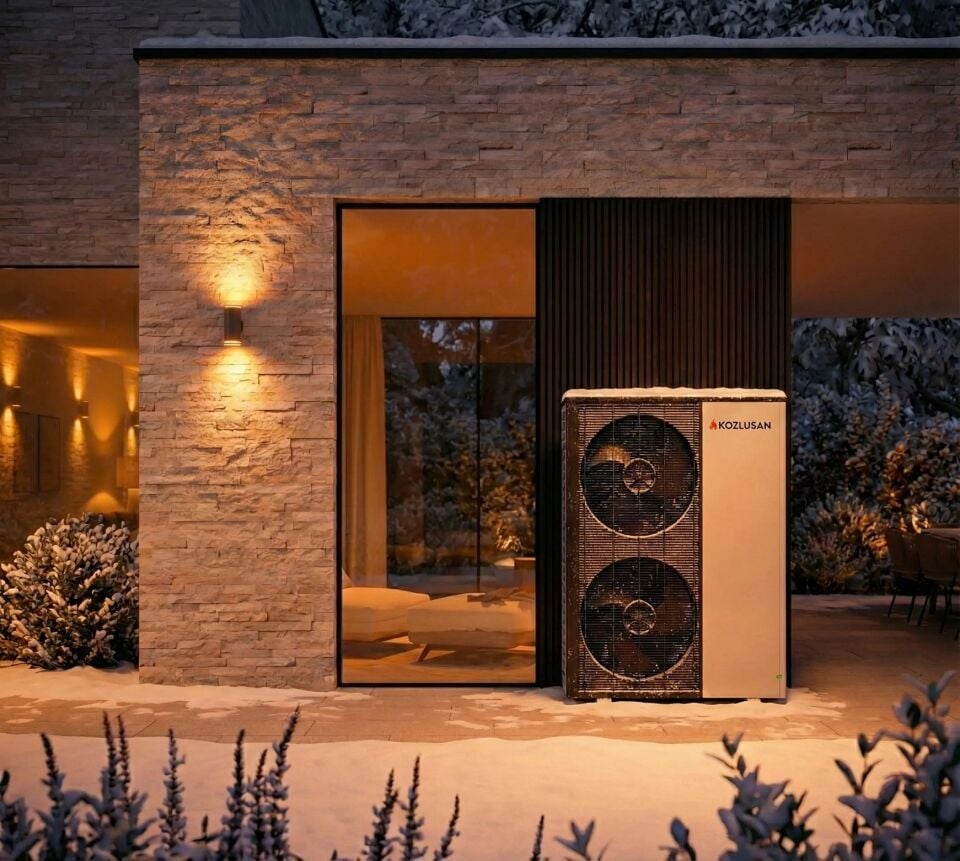 Kozlusan Spil 16 kW R32 DC Inverter Isı Pompası Monofaze