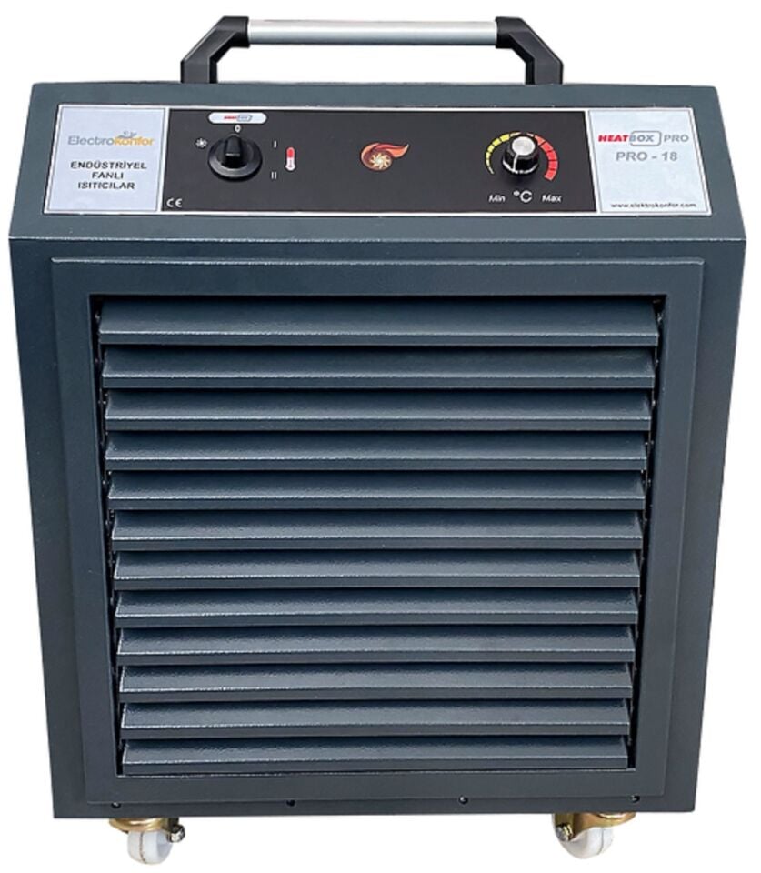 Electrokonfor Heatbox Pro Trifaze Elektrikli Isıtıcı 30 kw Füme