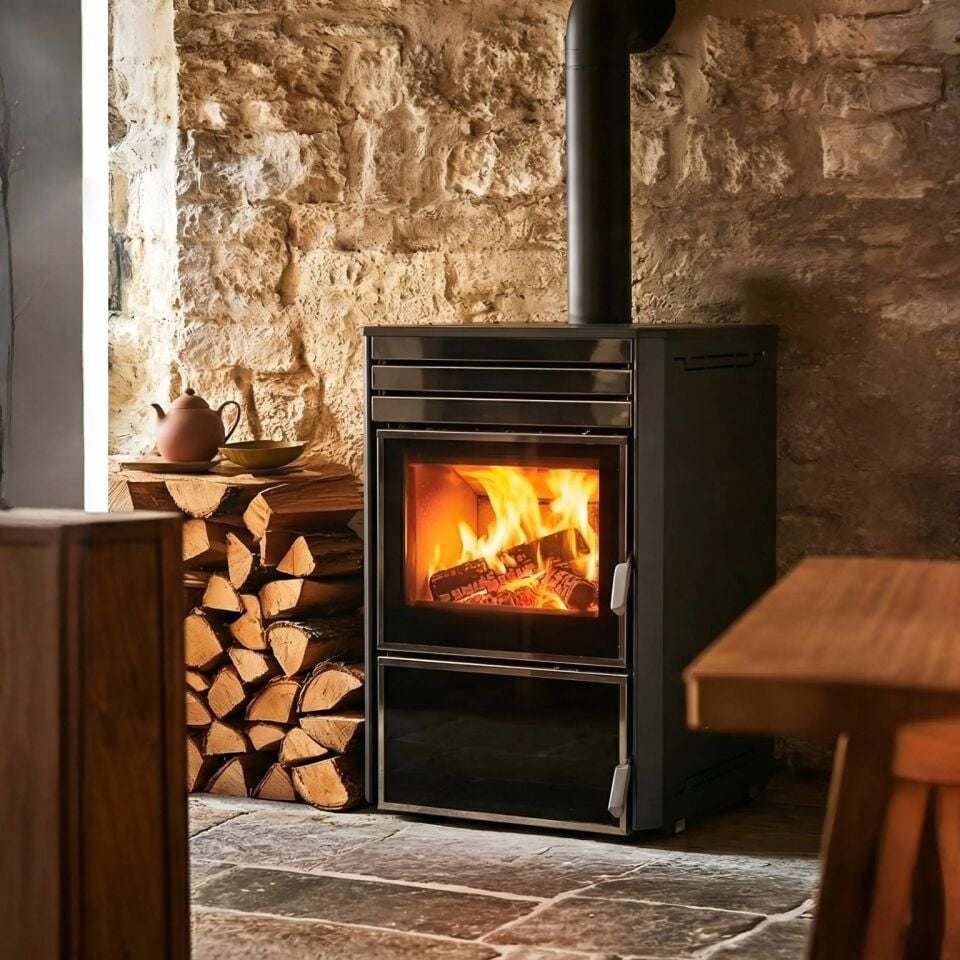 Kozlusan Dila Eco 29 kW Sulu Sistem Odun Kömür Sobası