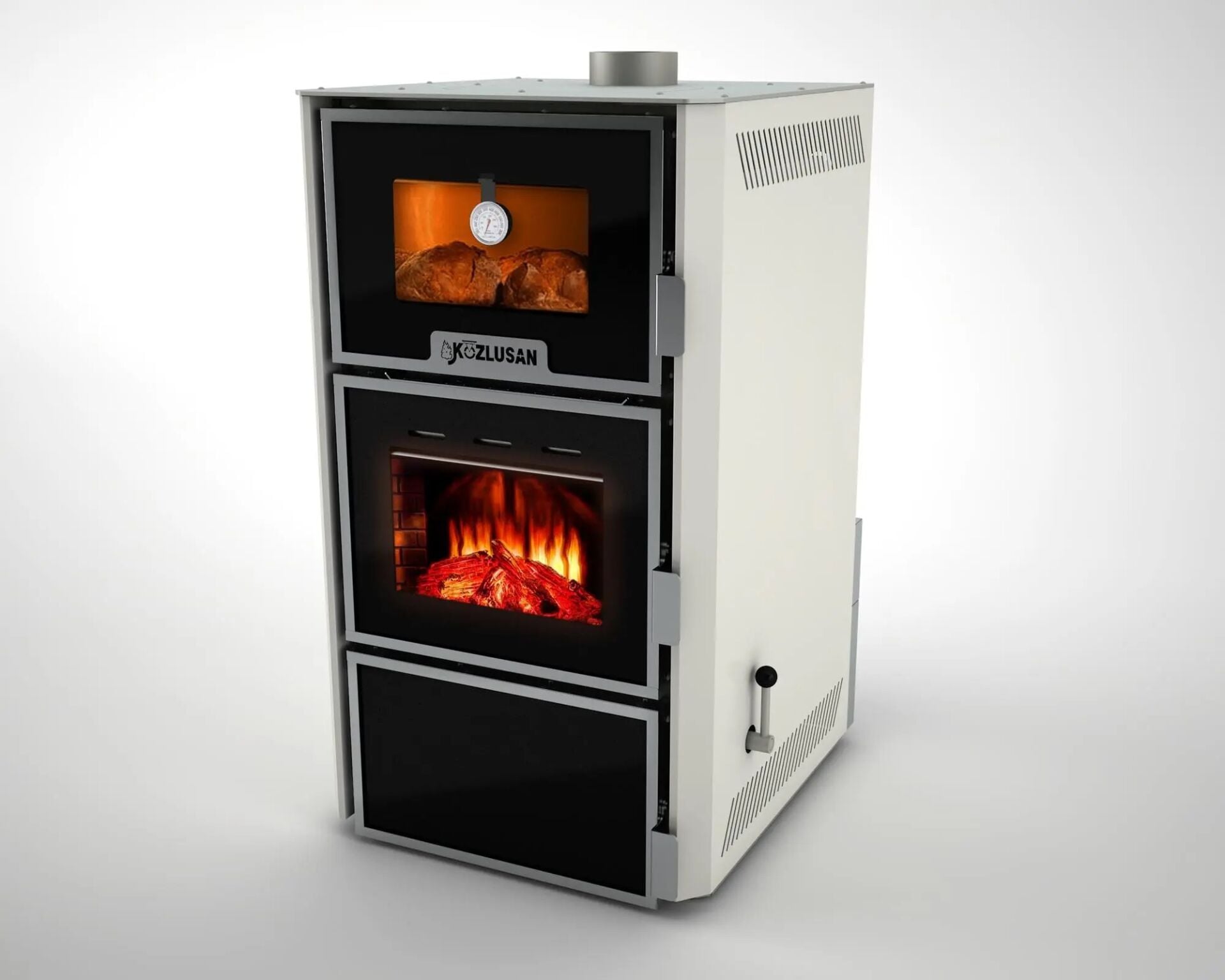 Kozlusan Dila Eco 29 kW-Sulu Sistem Kuzineli Soba