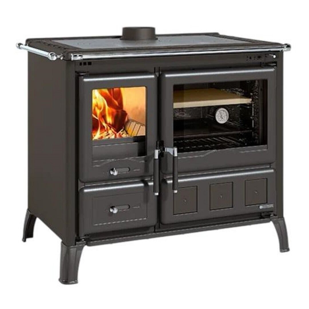 La Nordica Gardenia XXL Çelik Kuzine Soba Siyah 3007230