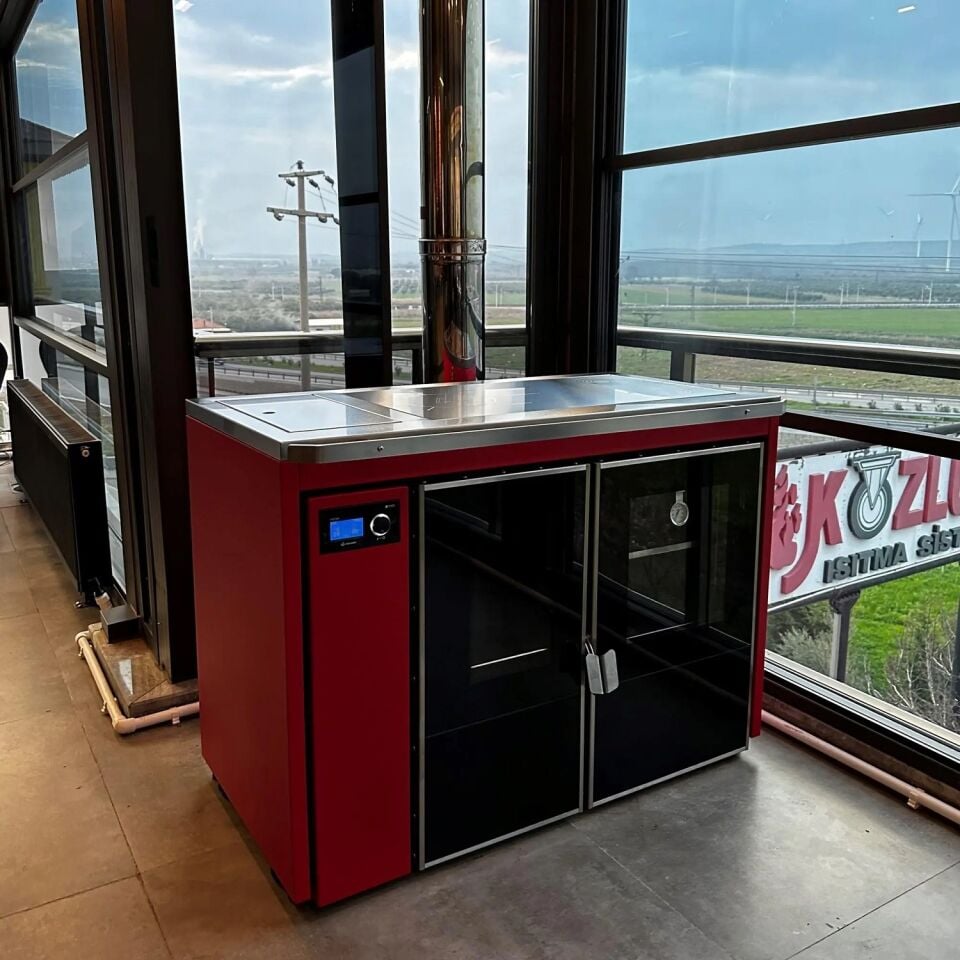 Kozlusan Cooker Hydropel 23 kW Pelet Fırınlı Soba