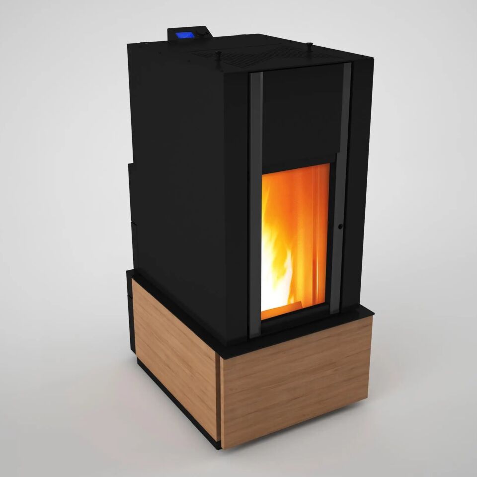 Kozlusan Thyateria 25 kW Sulu Sistem Pelet Sobası