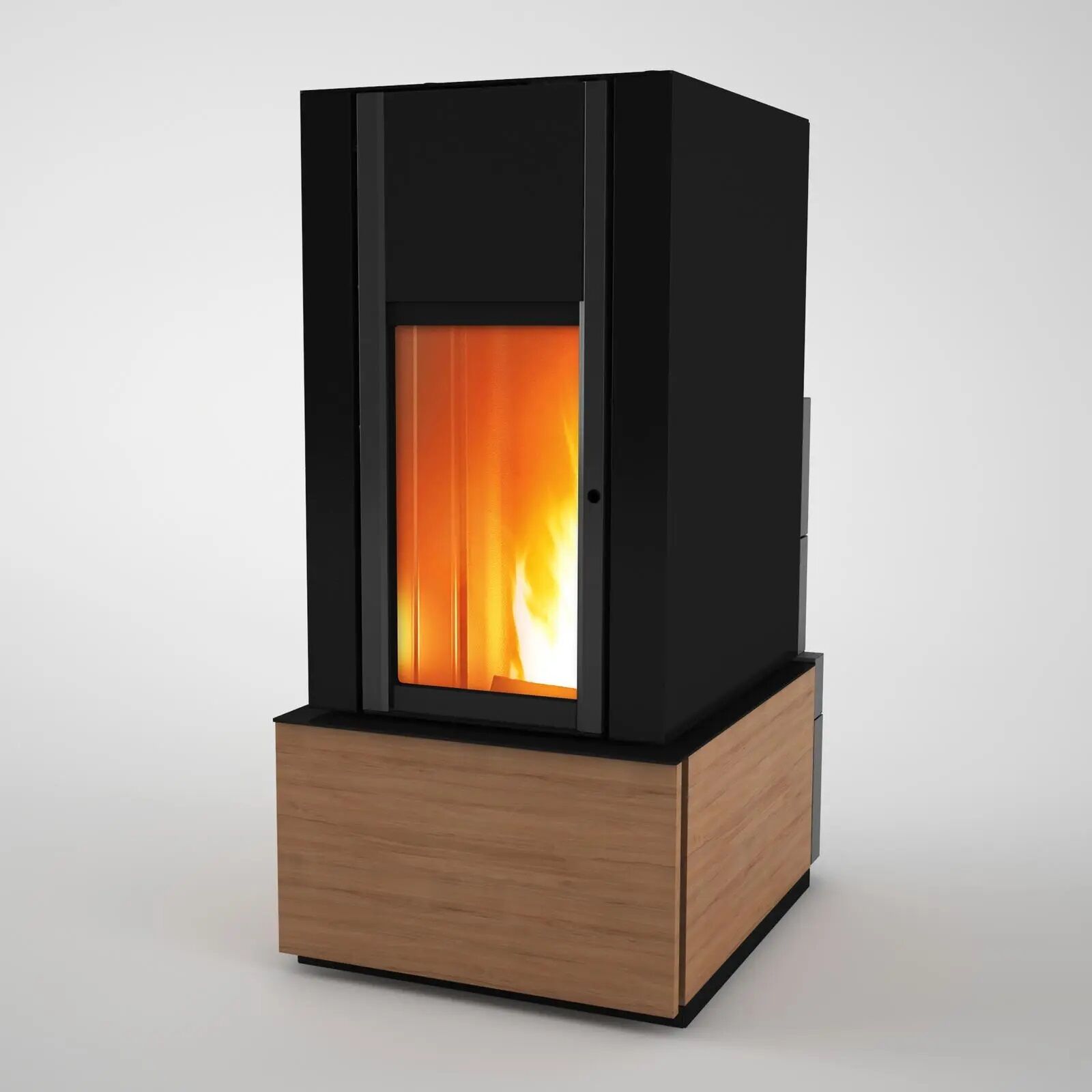 Kozlusan Thyateria 25 kW Sulu Sistem Pelet Sobası