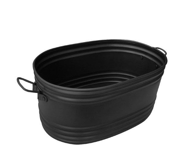 Serra Oval Odunluk Şömine Ve Soba İçin Siyah