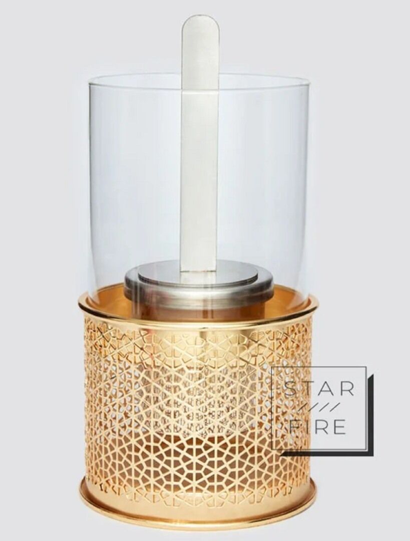 Starfire Kar Tanesi Masaüstü Bioethanol Şömine Altın