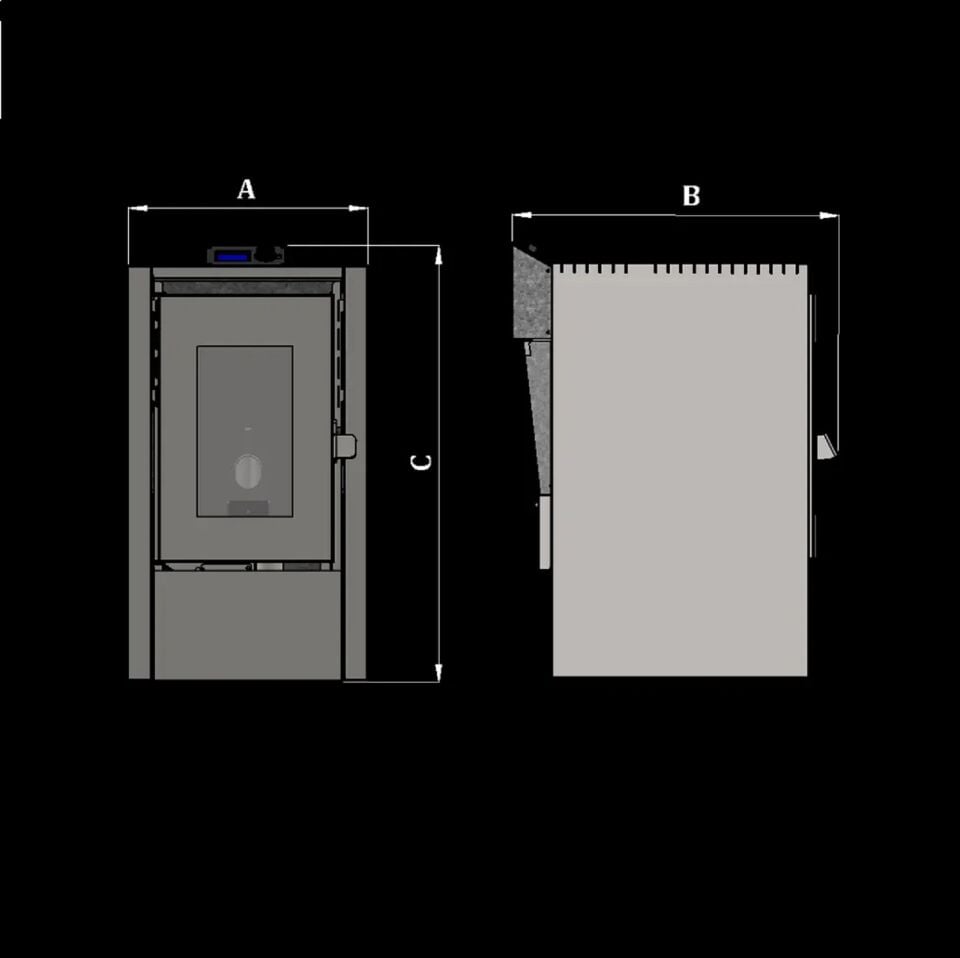 Kozlusan Minipel Pelet Sobası 7 kW