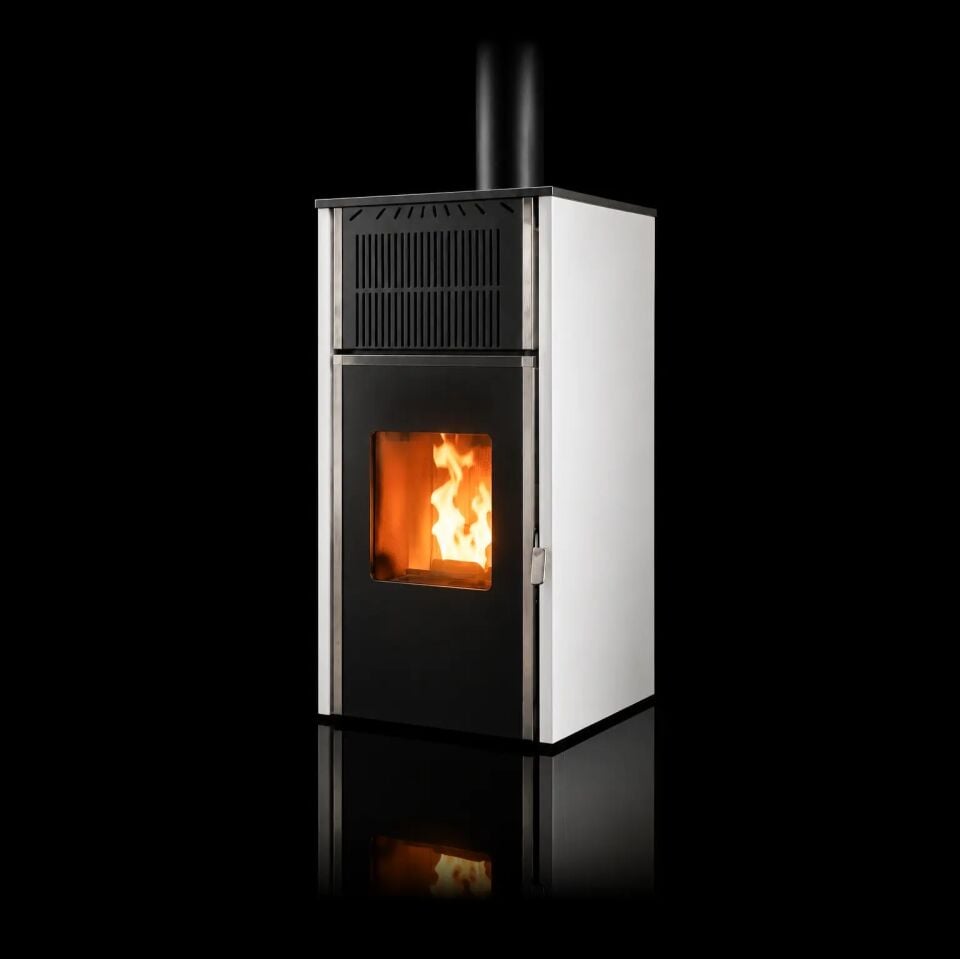 Kozlusan Natural Air 6 kW Pelet Soba Beyaz