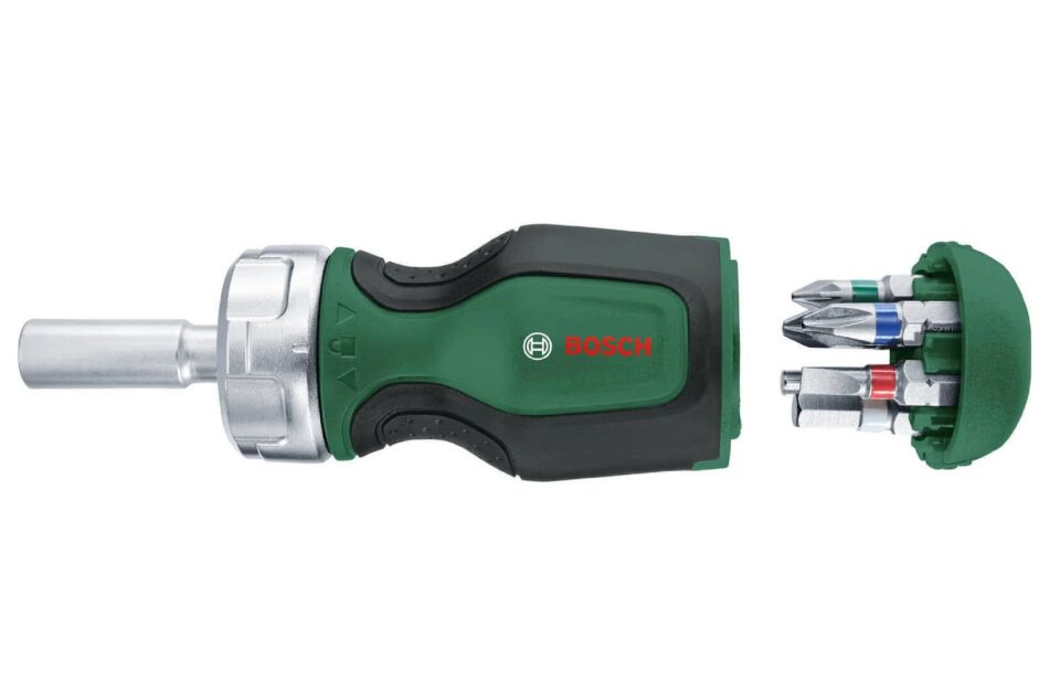Bosch Cırcırlı Tornavida Değiştirilebilir 6 Uçlu 1600 A02 7PK