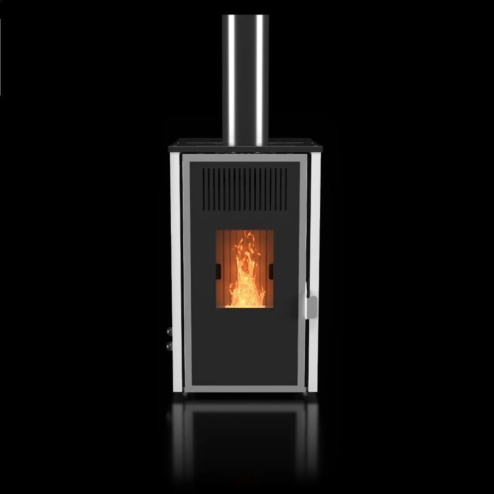 Kozlusan Natural Air 11 kW Pelet Soba Beyaz