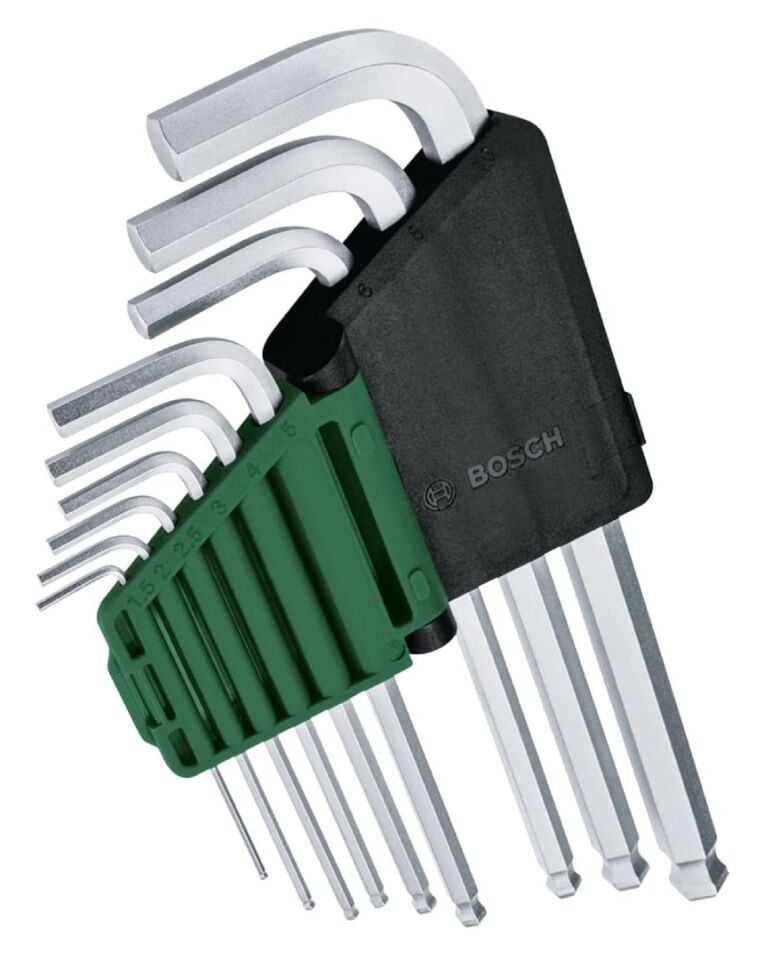 Bosch Allen Anahtar Takımı Hex 9 Parça 1600 A02 BX9