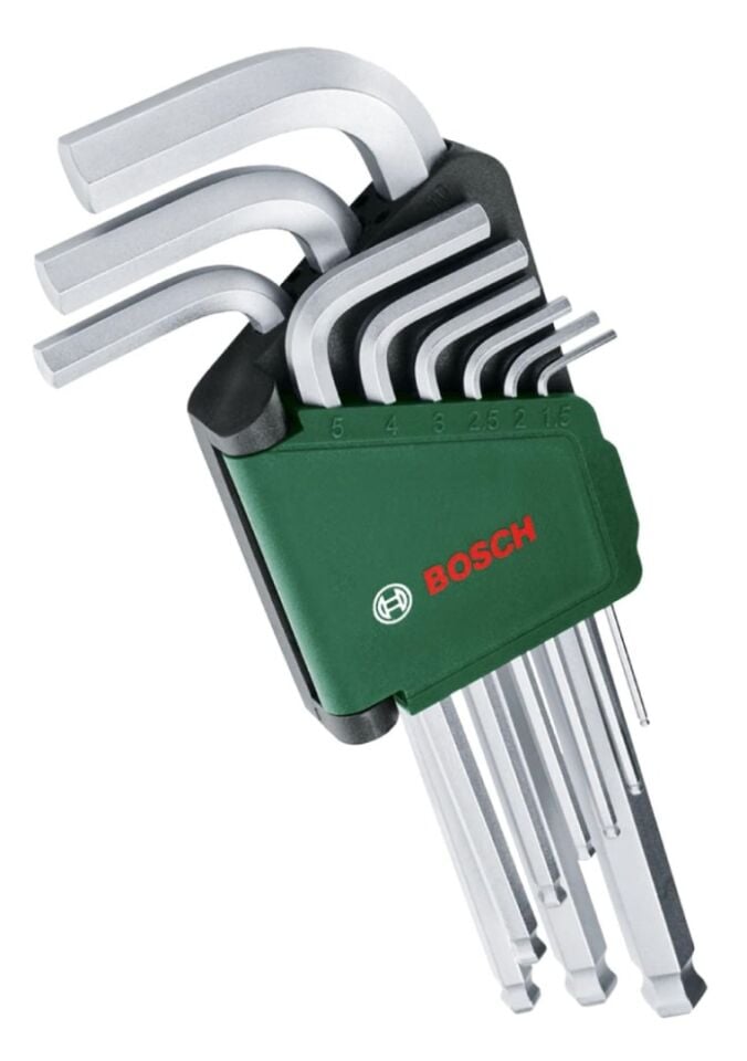 Bosch Allen Anahtar Takımı Hex 9 Parça 1600 A02 BX9