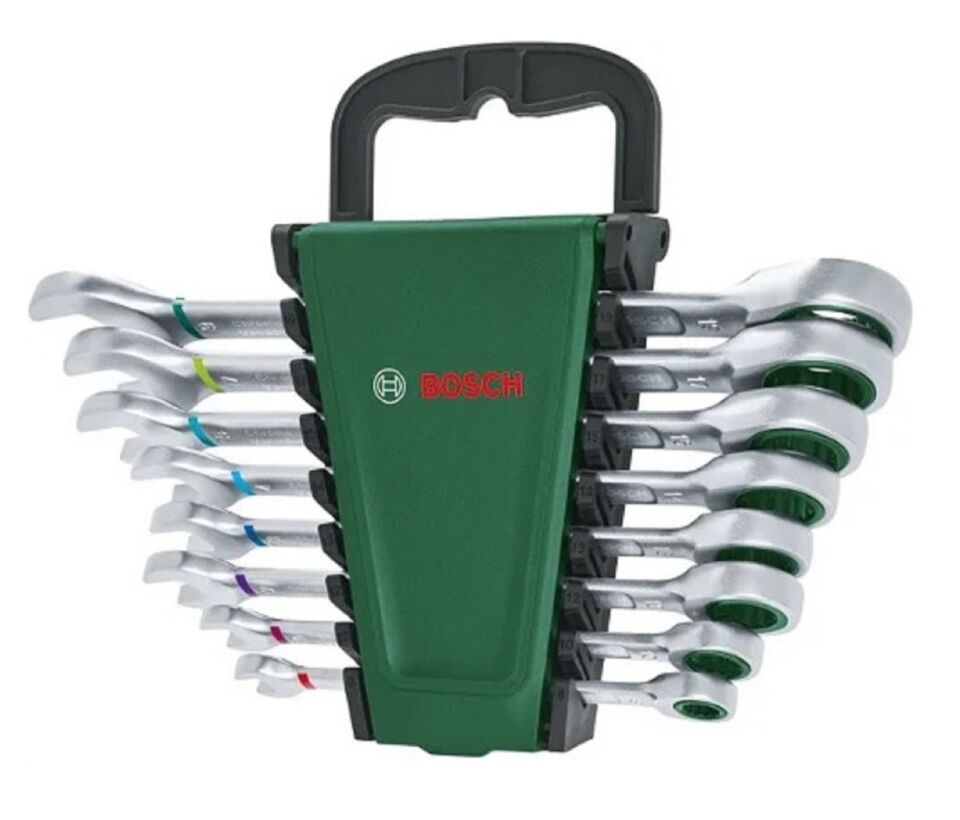 Bosch Cırcırlı Kombine Anahtar Seti 8 Parça 1600 A02 7PS