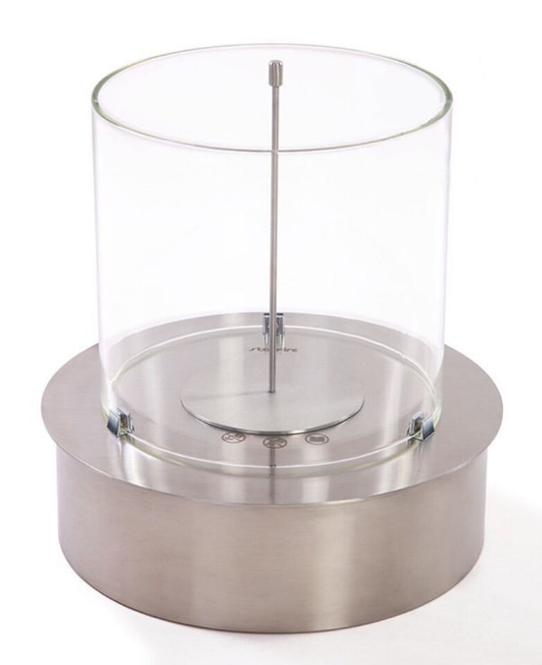 Starfire Yuvarlak Burner Camlı Bioethanol Şömine 40 cm