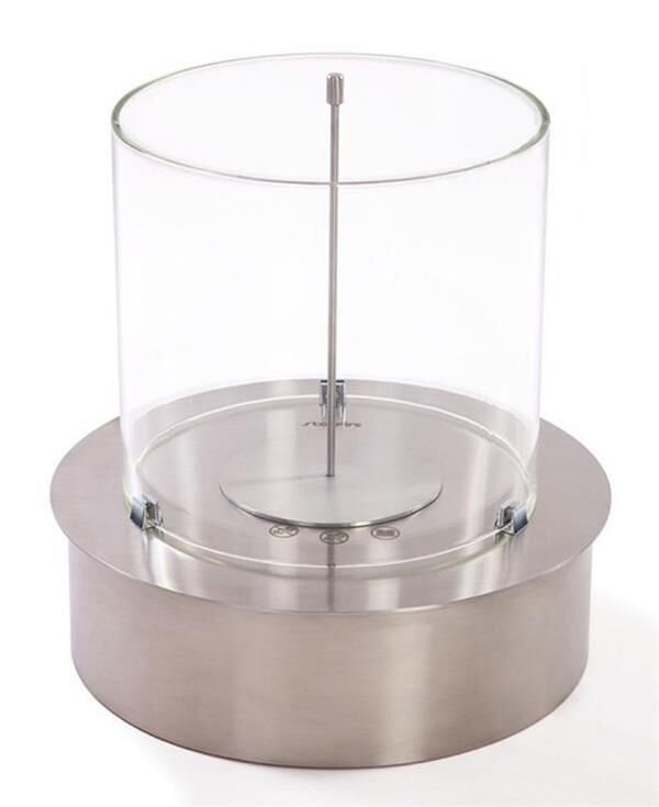 Starfire Yuvarlak Burner Camlı Bioethanol Şömine 40 cm