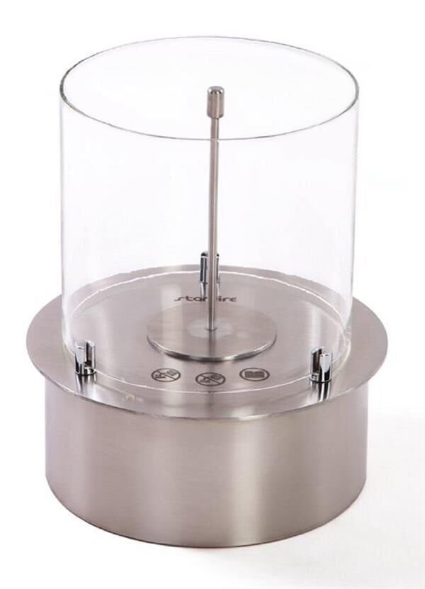 Starfire Yuvarlak Burner Camlı Bioethanol Şömine 25 cm