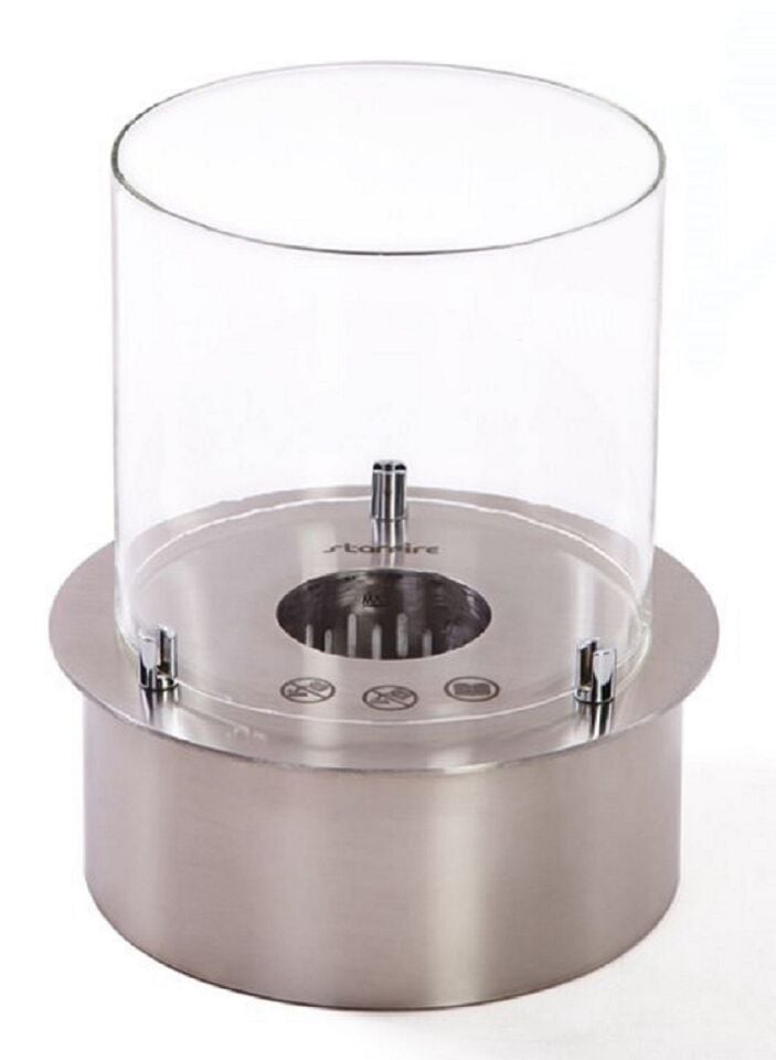 Starfire Yuvarlak Burner Camlı Bioethanol Şömine 25 cm