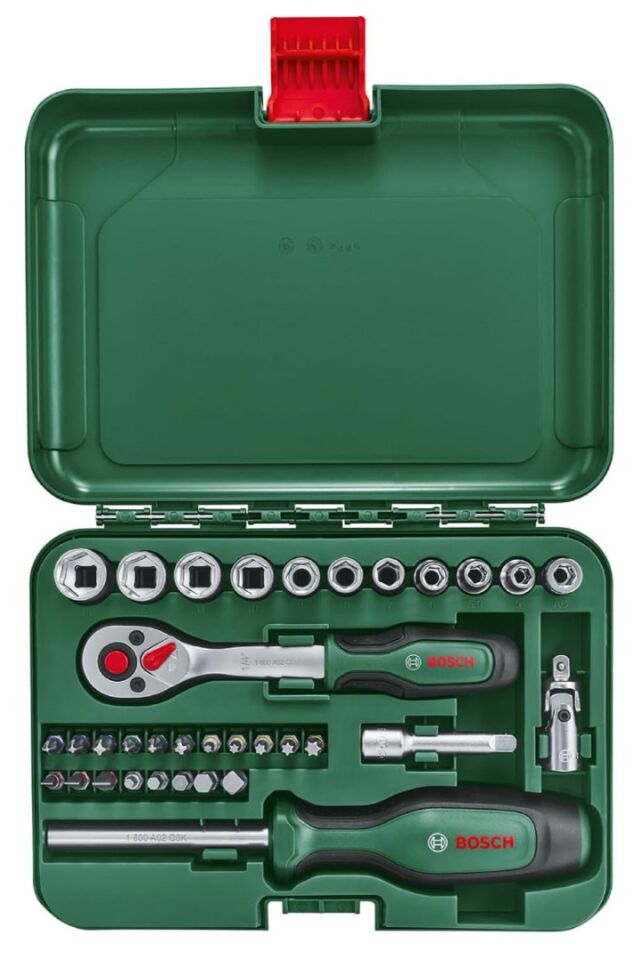 Bosch Lokma Takımı ve Vidalama Uç Seti 34 Parça 1600A02BY1