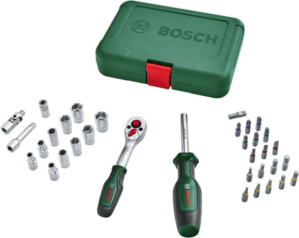 Bosch Lokma Takımı ve Vidalama Uç Seti 34 Parça 1600A02BY1