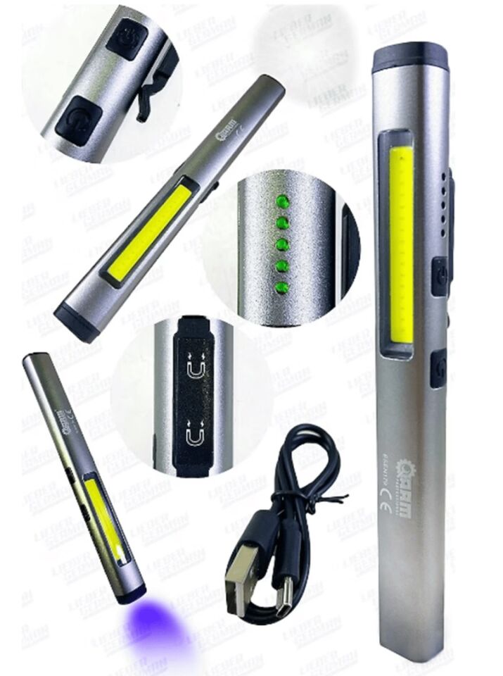 Arm Profesyonel Esen179 450 Lümen Mıknatıslı Şarjlı Led Lamba