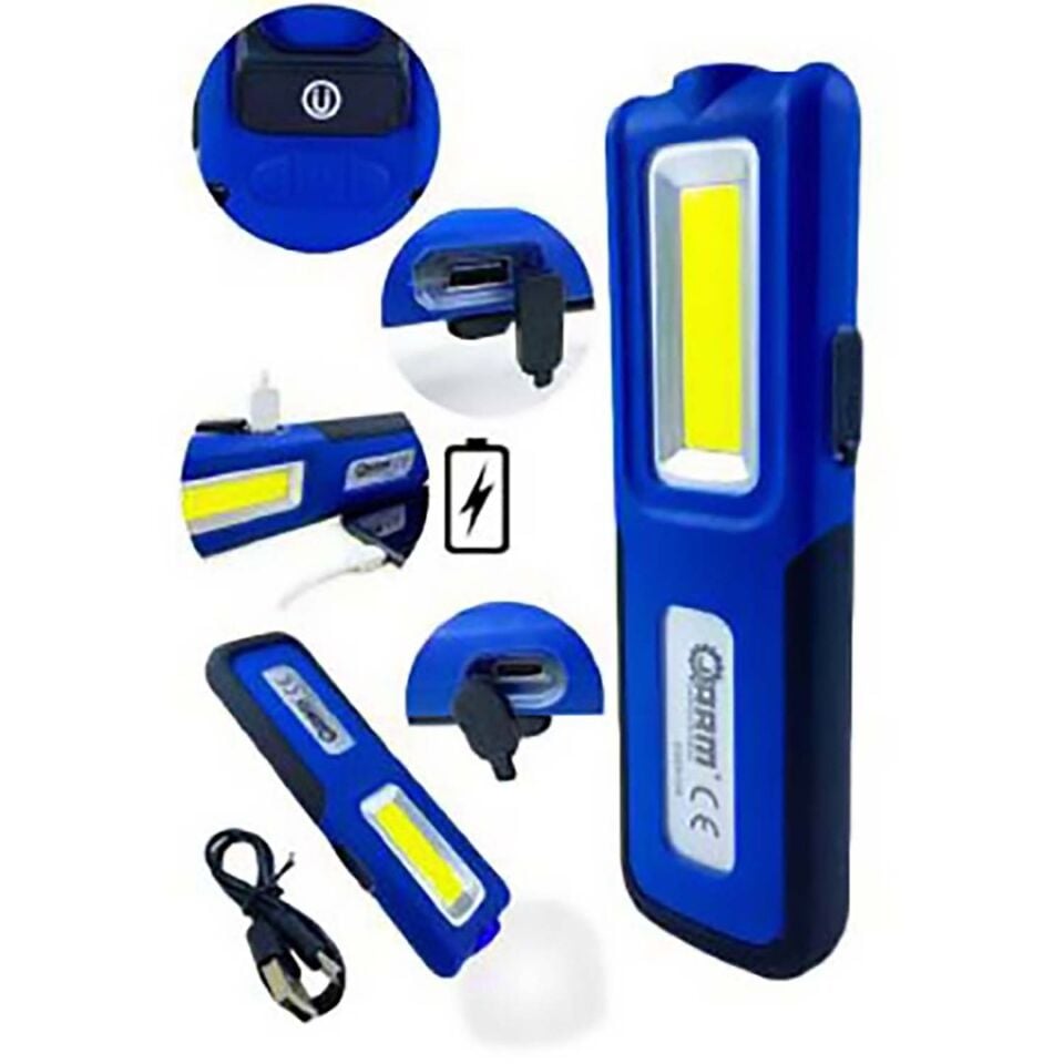 Arm Profesyonel Esen109 420 Lümen Şarjlı Mıknatıslı Led Fener Lamba Powerbank