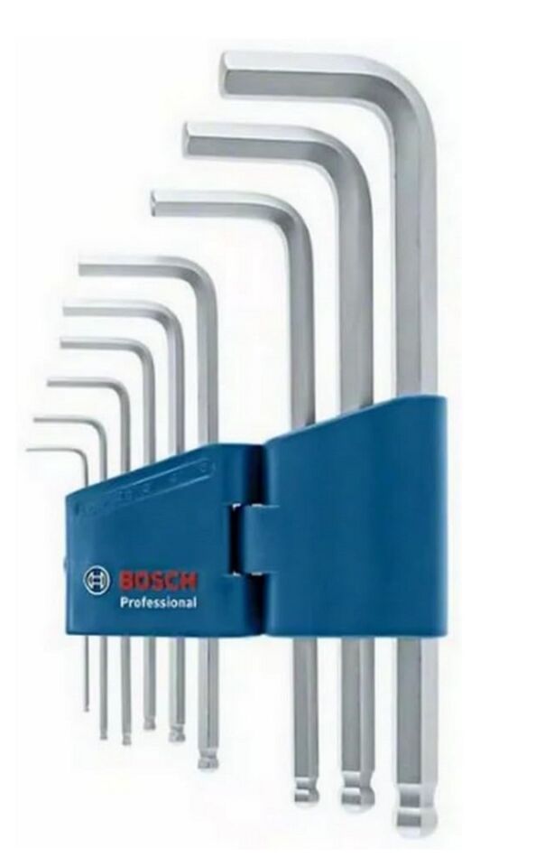 Bosch Profesyonel Alyan Anahtar Seti Hex 9 Parça 1600 A01 TH5