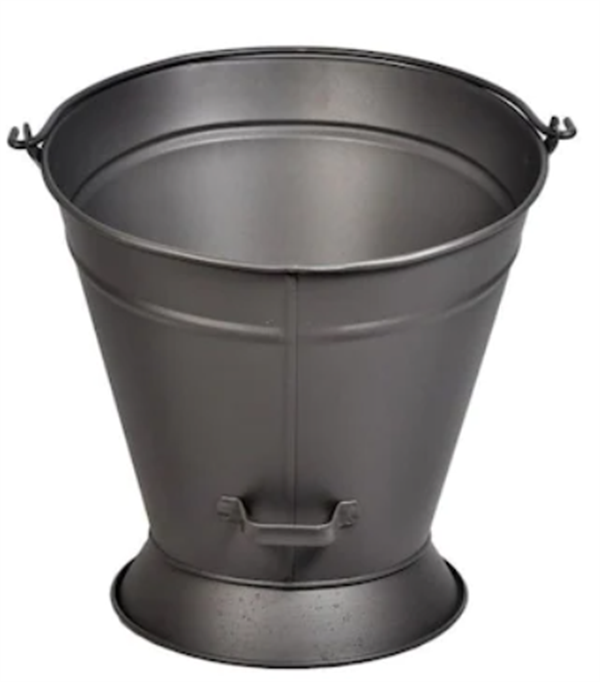 Serra Ayaklı Kova Odunluk Oval Antrasit