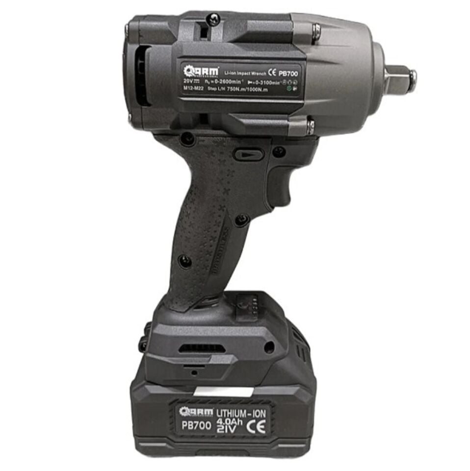 Arm Profesyonel PB700 1/2 Şarjlı Somun Sökme Gri Seri