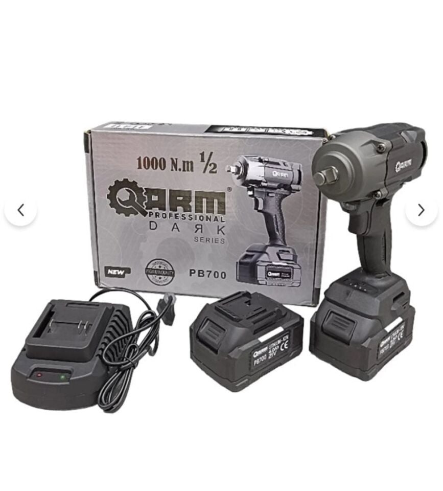 Arm Profesyonel PB700 1/2 Şarjlı Somun Sökme Gri Seri