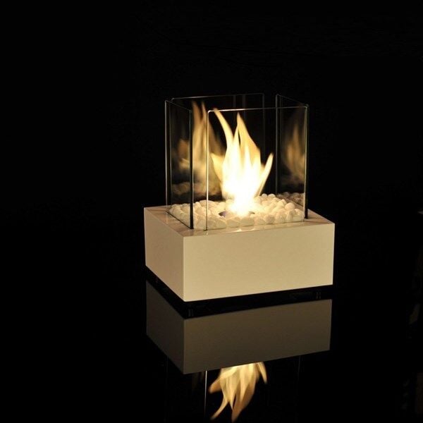 Starfire Mini Elegance Masaüstü Bioethanol Şömine Beyaz