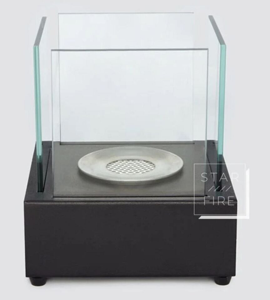 Starfire Mini Elegance Masaüstü Bioethanol Şömine Siyah