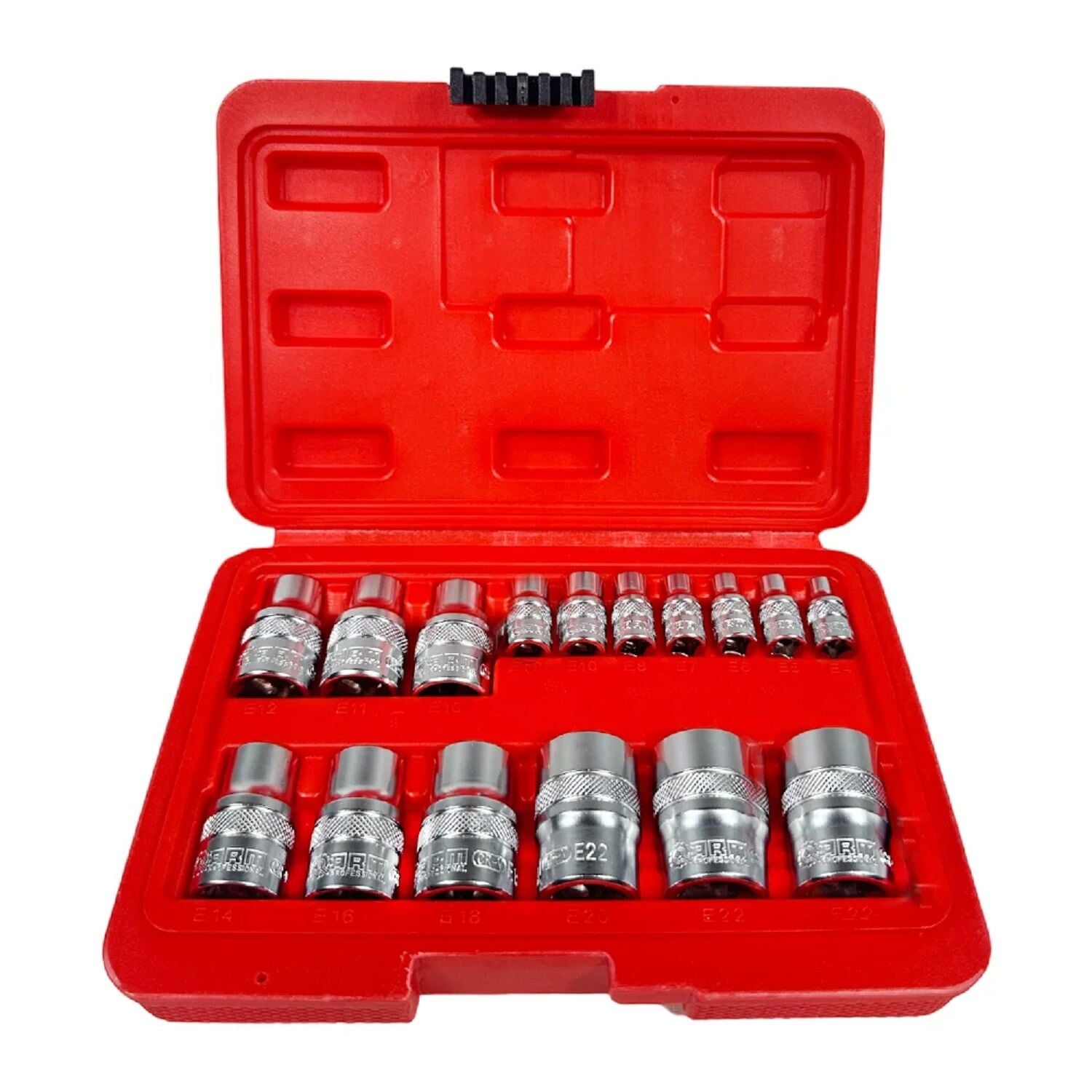 Arm Profesyonel 16 Parça E İç Torx Lokma Seti 1/2″ ve 1/4″