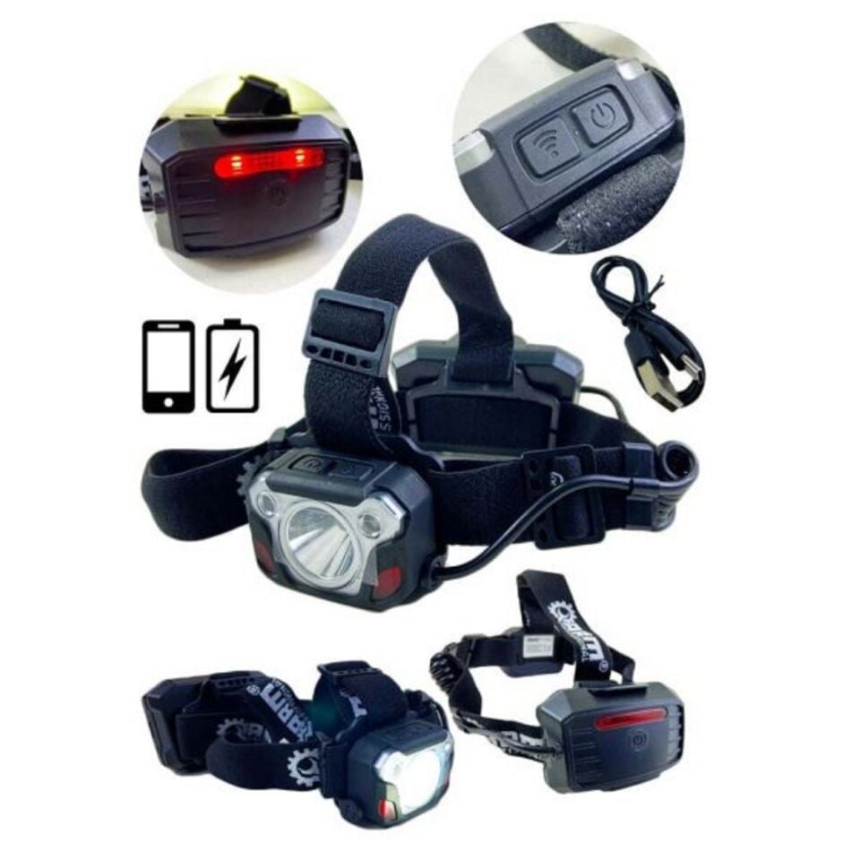 Arm Profesyonel Esen183B 1200 Lümen Şarjlı Kafa Lambası