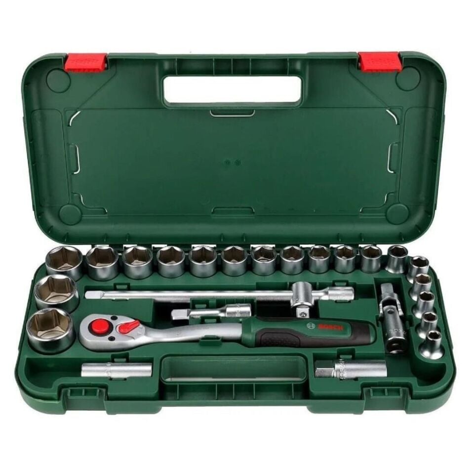 Bosch 1600 A02 Z9F 1/2 Inch Cırcır Lokma Seti 25 Parça