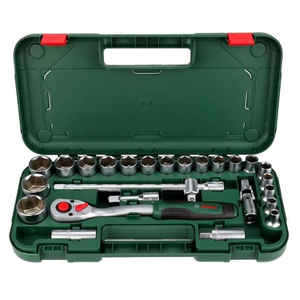 Bosch 1600 A02 Z9F 1/2 Inch Cırcır Lokma Seti 25 Parça