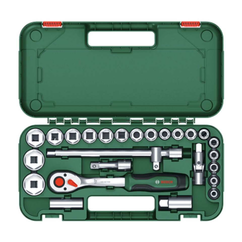 Bosch 1600 A02 Z9F 1/2 Inch Cırcır Lokma Seti 25 Parça