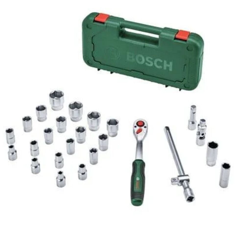 Bosch 1600 A02 Z9F 1/2 Inch Cırcır Lokma Seti 25 Parça