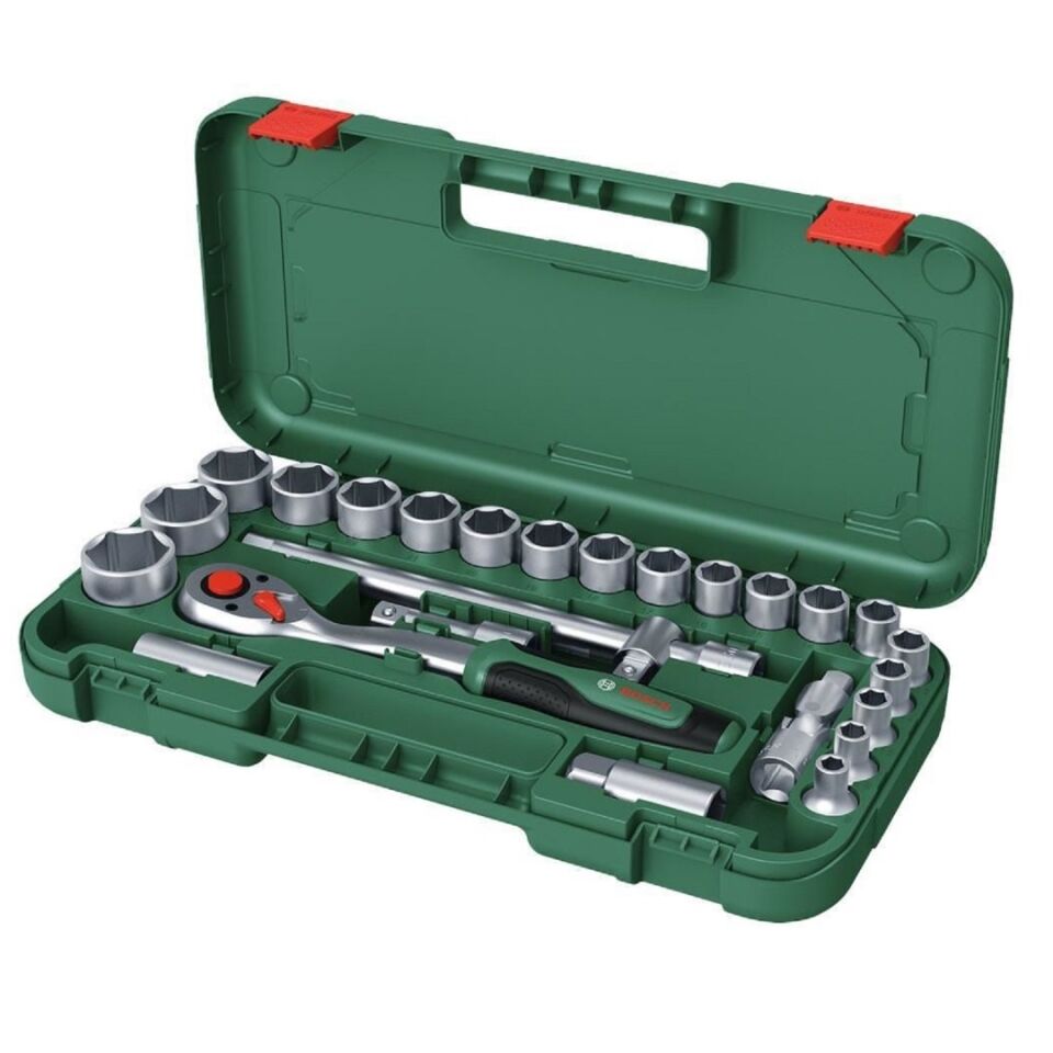 Bosch 1600 A02 Z9F 1/2 Inch Cırcır Lokma Seti 25 Parça
