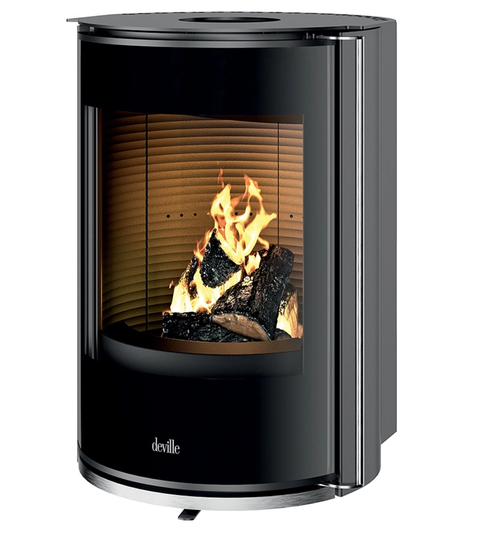 Deville Eguzki Duvar Tipi Çelik Odun Sobası C077BY 06