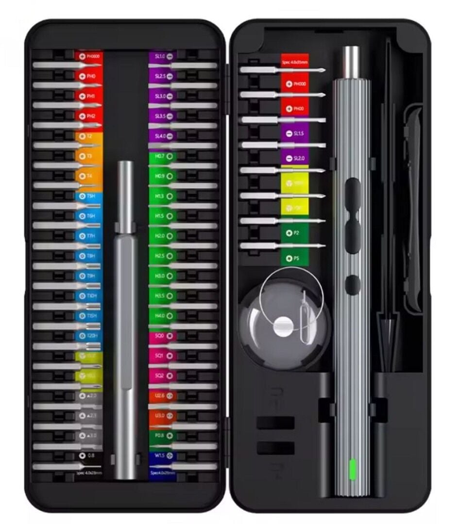 UF TOOLS KS-882058 58 Parça Mini Lithiumbattery Akülü Tornavida Dıy Uçlu