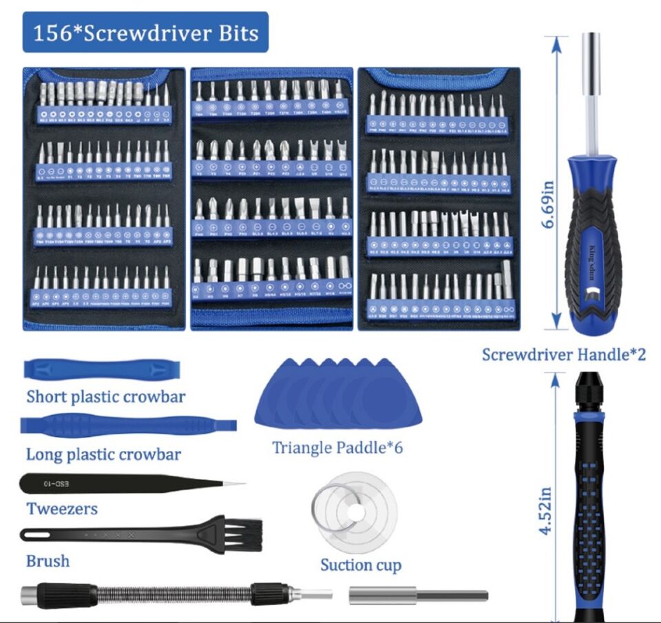 UF TOOLS KS 800170 170 Parça Tornavida Tamir Takım Seti