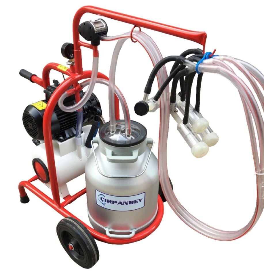 Çırpanbey Alüminyum Keçi Süt Sağım Makinesi 2 Keçi İçin