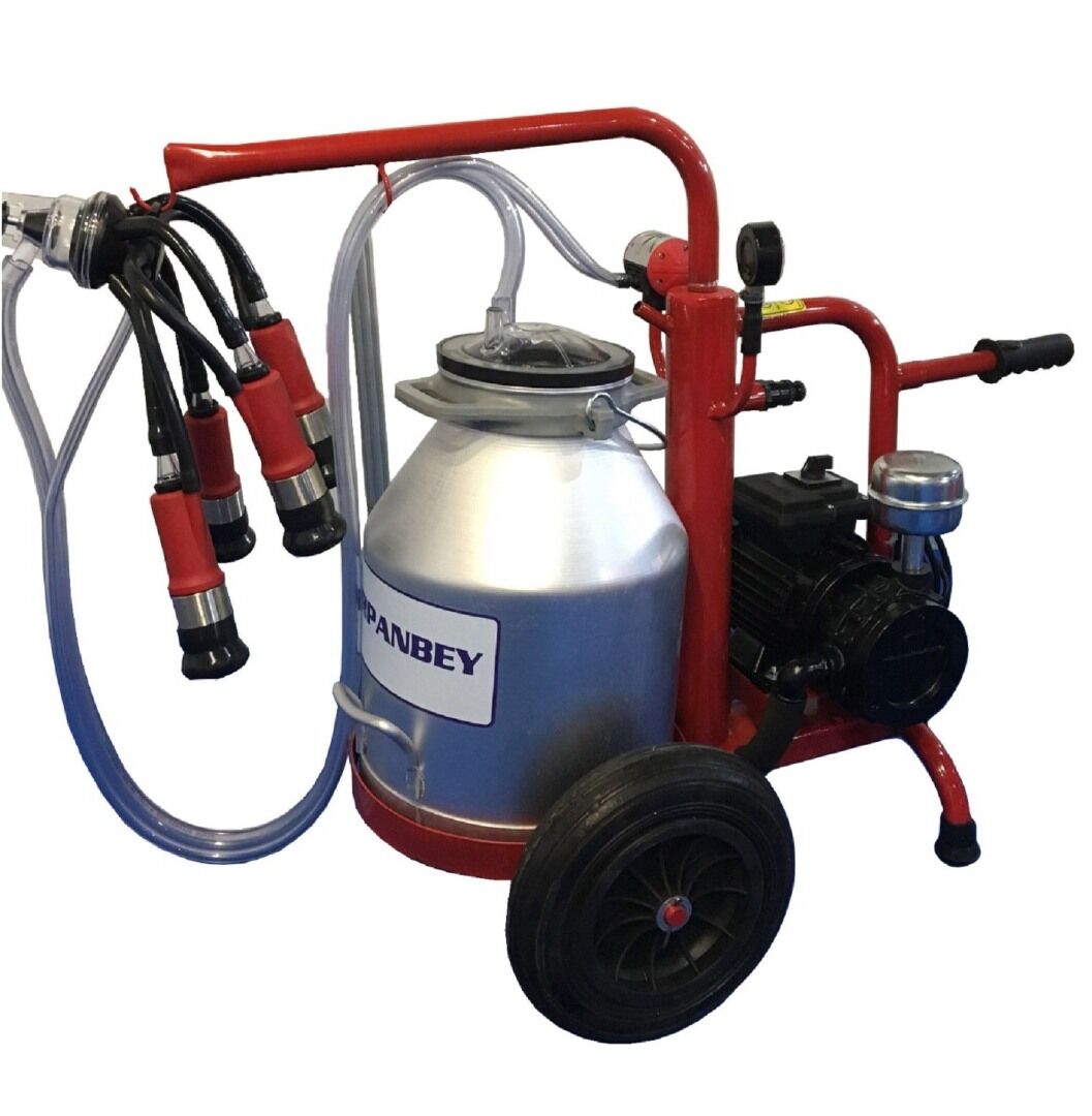 Çırpanbey Alüminyum Bir Güğümlü Tekli Süt Sağım Makinesi